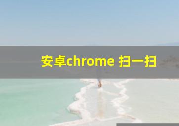 安卓chrome 扫一扫